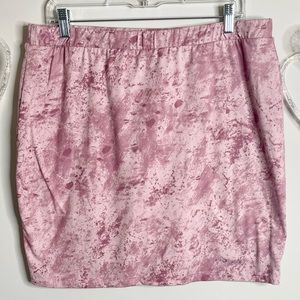 FASHION NOVA High Waist Mini Skirt with Elastic Waistband - Pink